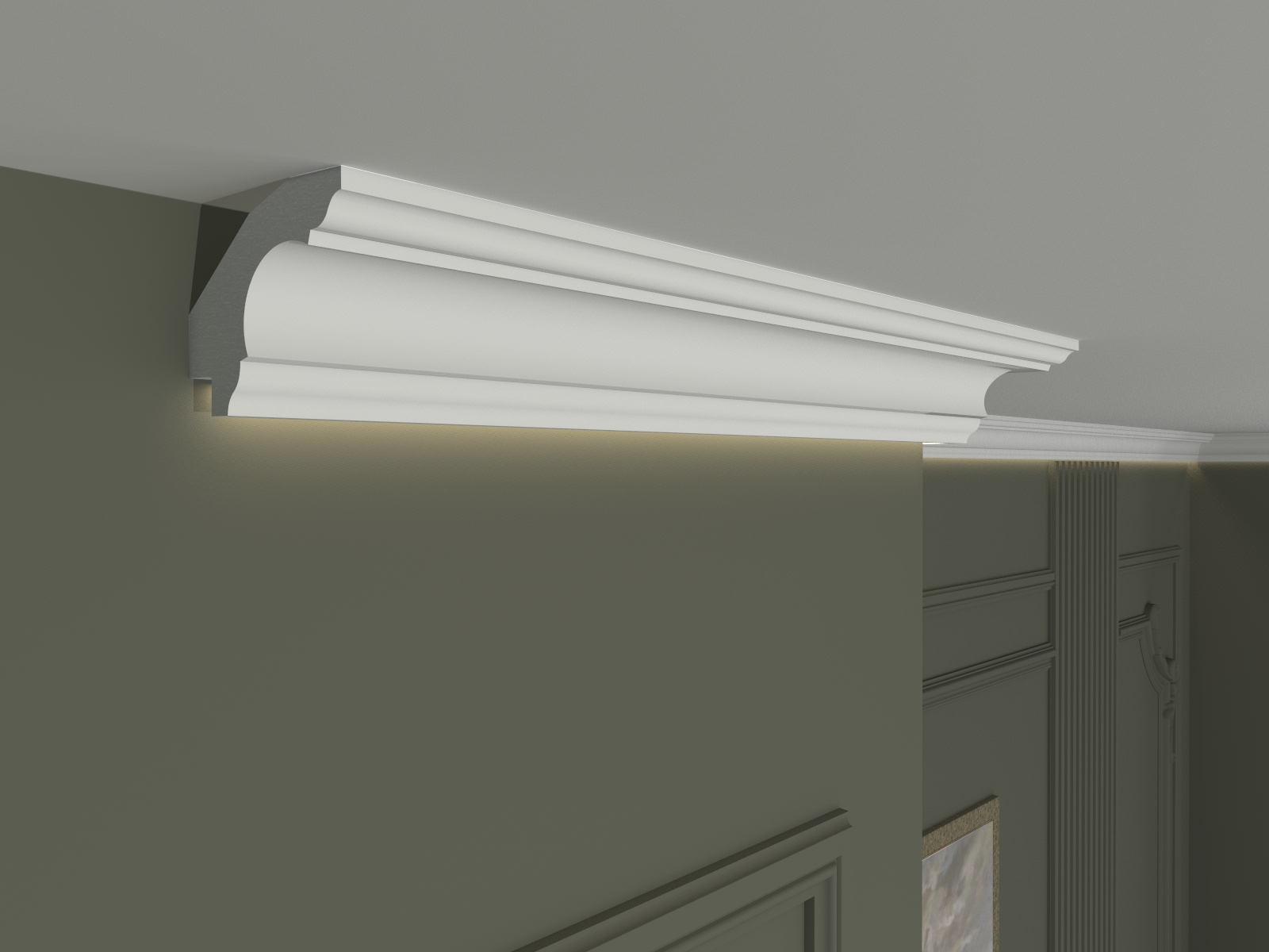 lws55led a Listwa sufitowa oświetleniowa LWS-55LED - obrazek 1