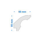 Listwa sufitowa oświetleniowa LWS-55LED - obrazek 2