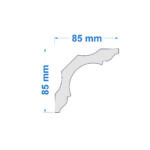 Listwa sufitowa LWS-85 - obrazek 2