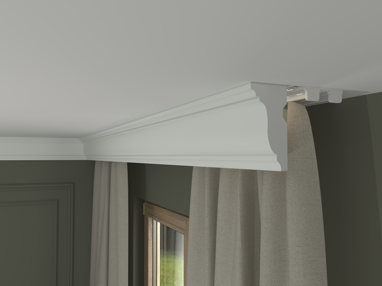 lk110a Zabudowa karnisza sufitowego LK-110 - obrazek 1