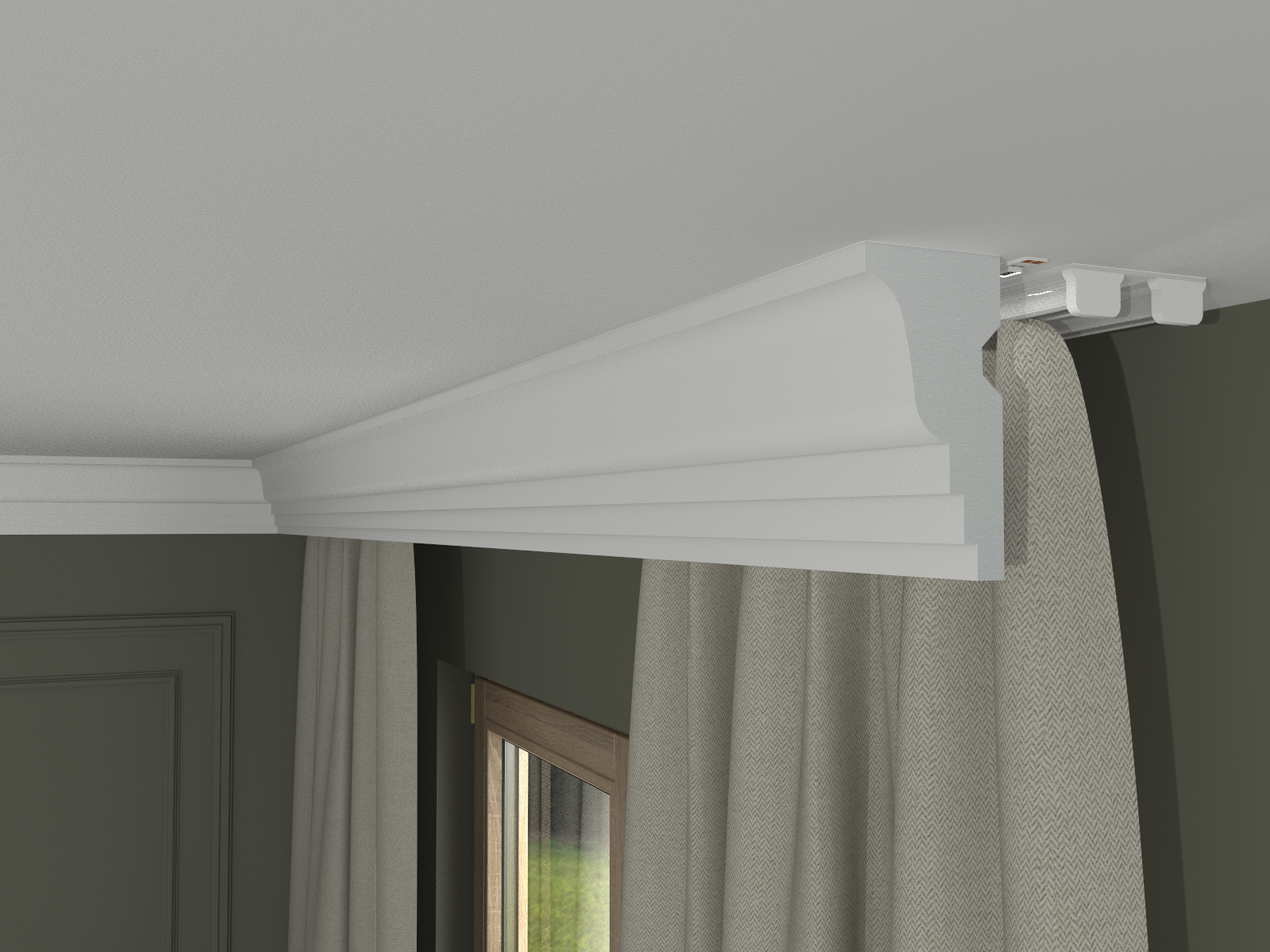 lk116 Listwa karniszowa LK-116 - obrazek 1