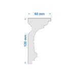 Schowany karnisz LK-120 - obrazek 2