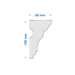 Maskownica karnisza LK-17 - obrazek 2