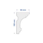 Listwa karniszowa LK-20 - obrazek 2