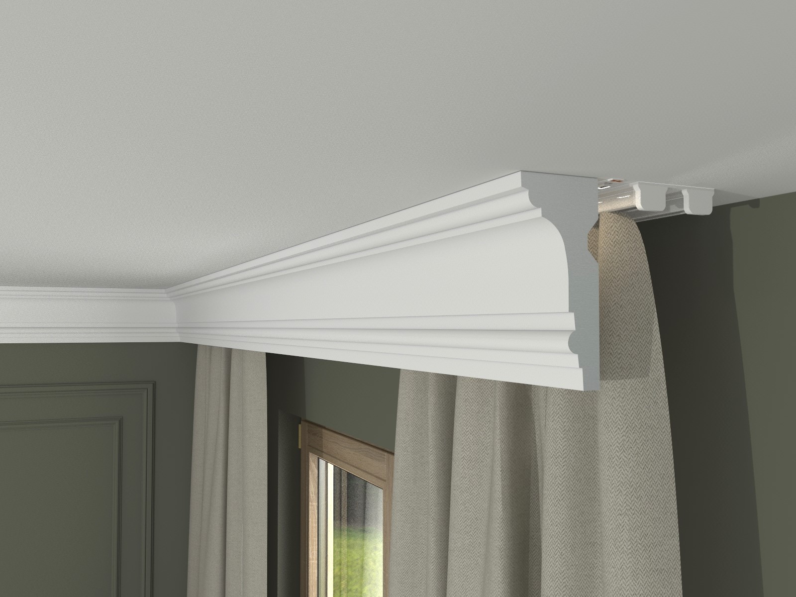 lk212a Listwa karniszowa LK-212 - obrazek 1