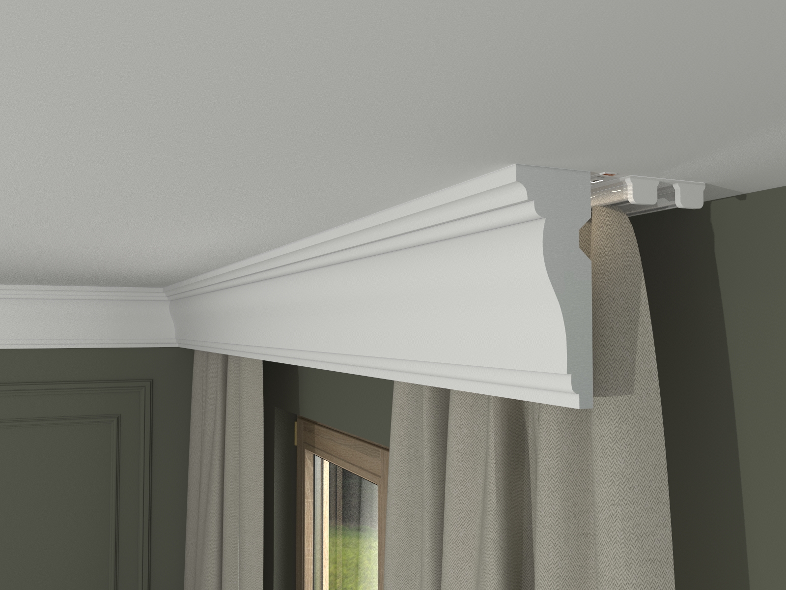 lk317a Maskownica karnisza LK-317 - obrazek 1