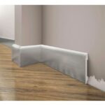 Listwa przypodłogowa z polistyrenu LPC-11a kolor aluminium