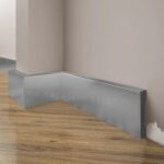 Listwa przypodłogowa z twardego polistyrenu LPC-23 Srebrna