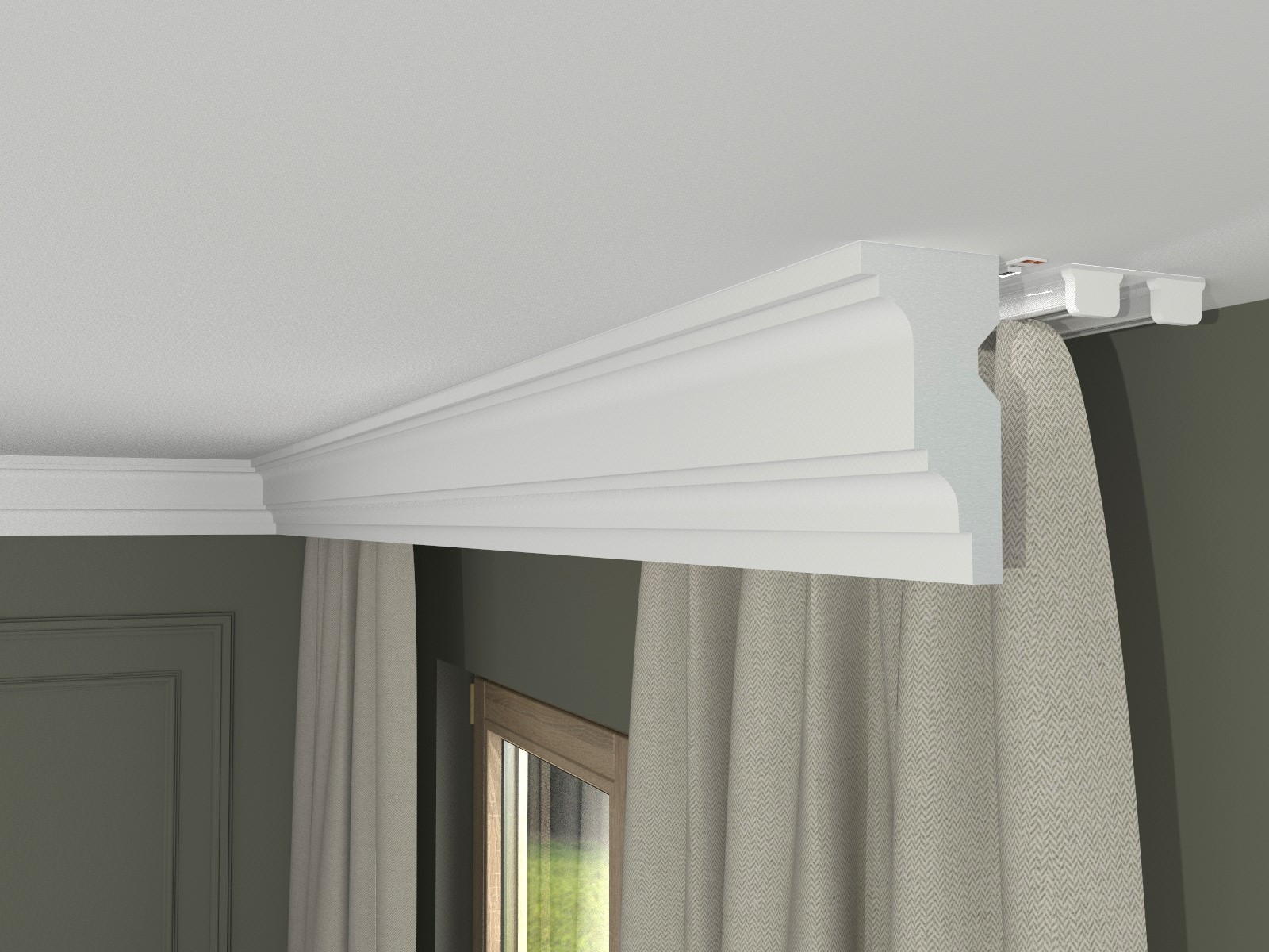 lk115 Listwa karniszowa LK-115 - obrazek 1