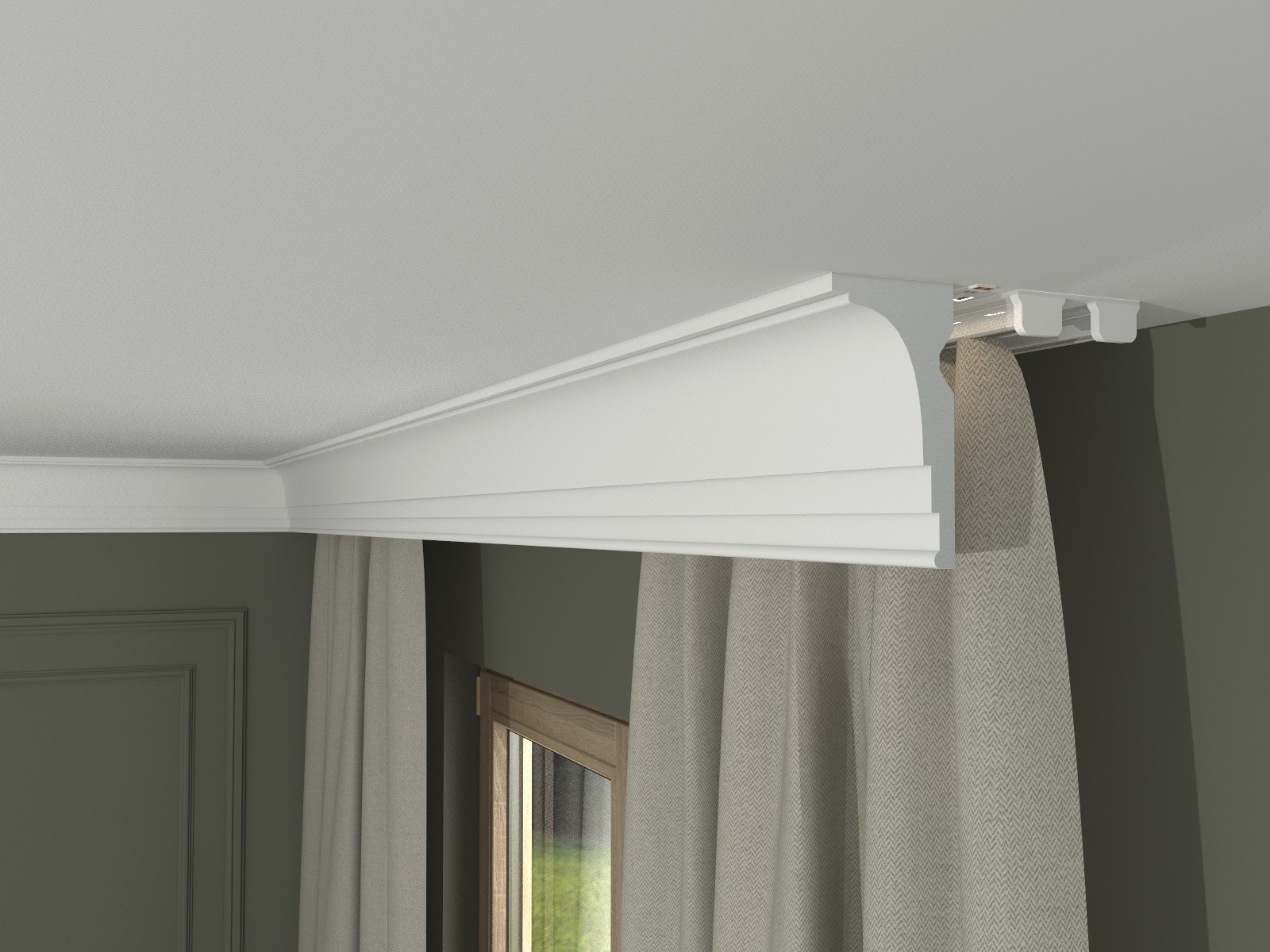 lk122a Listwa karniszowa LK-122 - obrazek 1