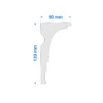 Listwa karniszowa LK-122 - obrazek 2