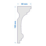 Listwa karniszowa LK-320 - obrazek 2